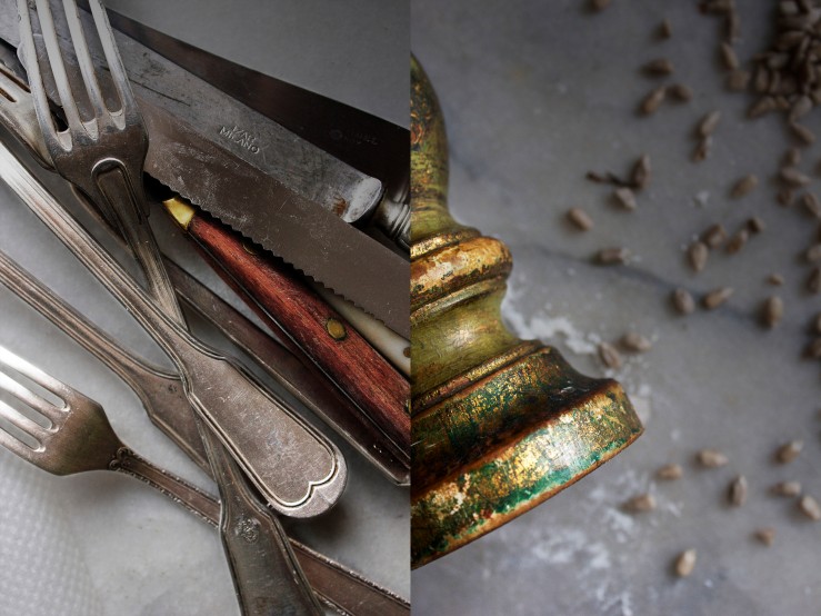 Vintage cutlery & pepper grinder | Infinite belly